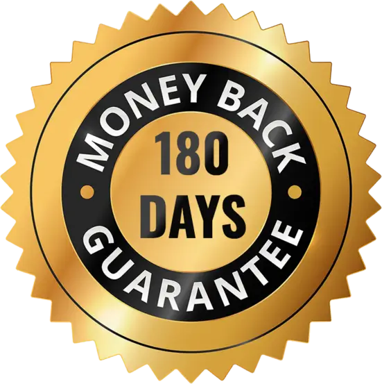 Steel Power 60-day money-back guarantee badge
